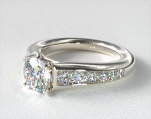 Platinum engagement ring